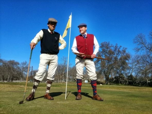 Miguel Carrasco y Freddy Lilly. © Federación de Golf de Madrid