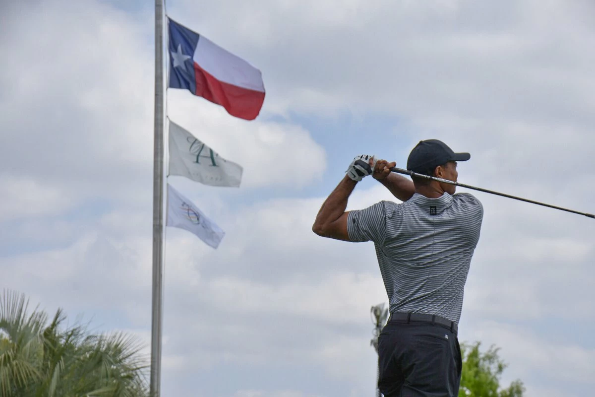 Tiger, practicando en Austin © WGC Dell Technologies Match Play Tiger, practicando en Austin © WGC Dell Technologies Match Play