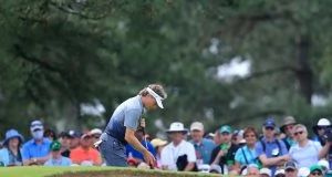 Bernhard Langer, durante la segunda ronda del Masters de Augusta. © Golffile | Fran Caffrey
