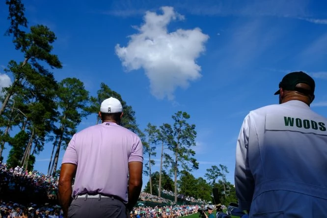 Tiger Woods en el Masters de Augusta 2019. © Golffile | Fran Caffrey