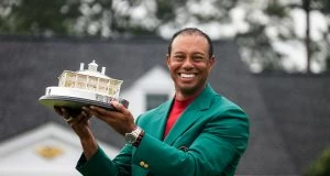 Tiger Woods, ganador del Masters de Augusta 2019. © Golffile | Fran Caffrey