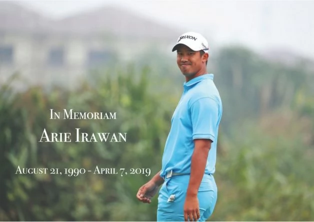 El recuerdo del PGA Tour China hacia Arie Irawan.