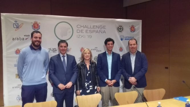 Presentación del Challenge de España 2019 en Izki Golf.