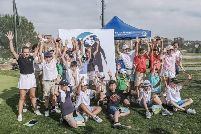 Participantes del Circuito 'Seve&Jon Golf for Kids'.