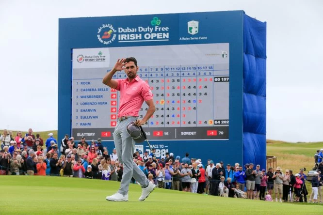 Rafa Cabrera Bello en la tercera ronda del Dubai Duty Free Irish open. © Golffile | Fran Caffrey