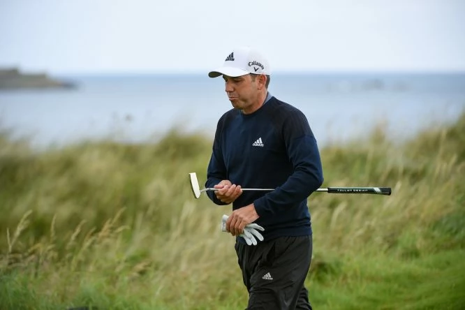 Sergio García esta semana en Royal Portrush. © Golffile | Ken Murray