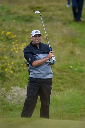 Sergio García esta semana en el Open Championship. © Golffile | Ken Murray