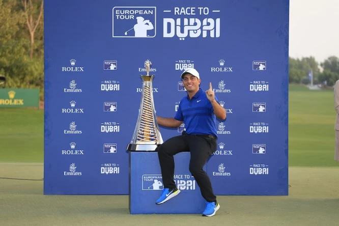 Molinari, ganador de la Race to Dubai 2018 © Golffile | Fran Caffrey