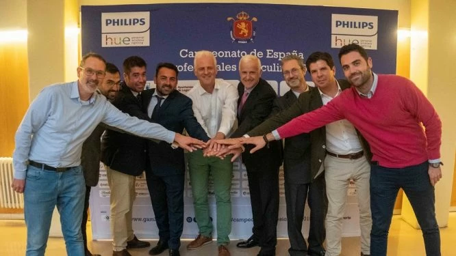 Presentación del Philips Hue Campeonato de España de Profesionales Masculino en Logroño.
