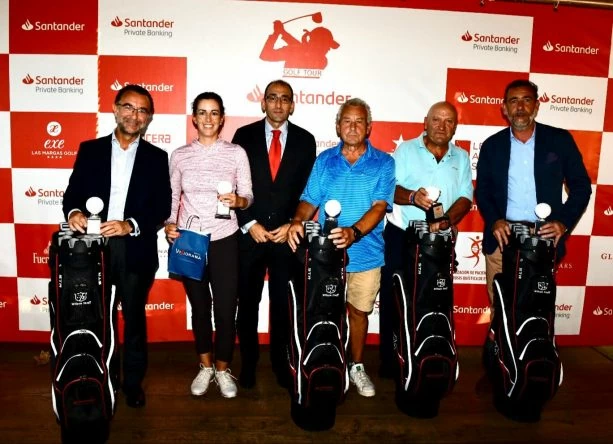 Ganadores del PRO AM del Santander Golf Tour en Lerma.