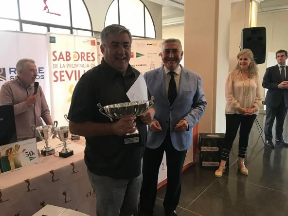 José Miguel Fernández Cuadrado, ganador absoluto scratch del VIII Campeonato de Golf de los Periodistas Deportivos de Andalucía, Trofeo REALE Seguros.