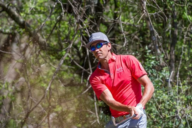 Rafa Cabrera Bello durante la tercera ronda del Nedbank Golf Challenge. © Golffile | Tyrone Winfield