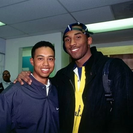 Tiger Woods y Kobe Bryant, en 1997