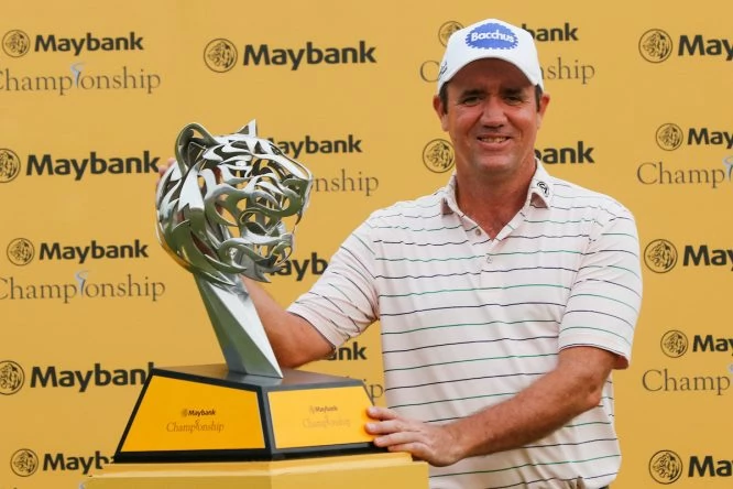 Scott Hend , ganador del Maybank Championship 2019. © Golffile | Ahmad Yusni