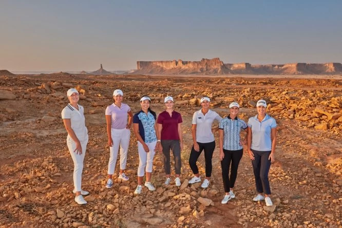 Jugadoras del LET, en Jeddah © Ladies European Tour