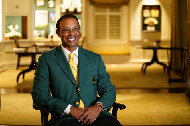 Tiger Woods, anfitrión de la Cena de Campeones del Masters 2020 © Augusta National