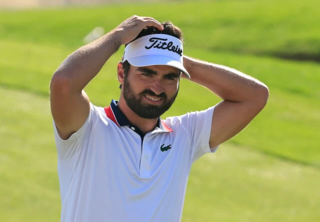Antoine Rozner tras ganar el Golf in Dubai Championship 2020. © Golffile | Oisín Keniry