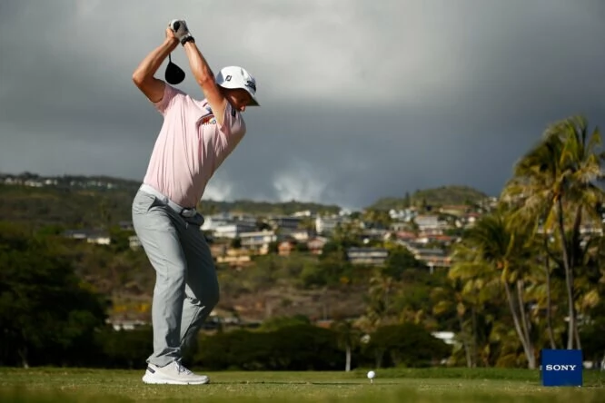 Peter Malnati, en la ronda de ayer © PGA Tour / Cliff Hawkins/Getty Images