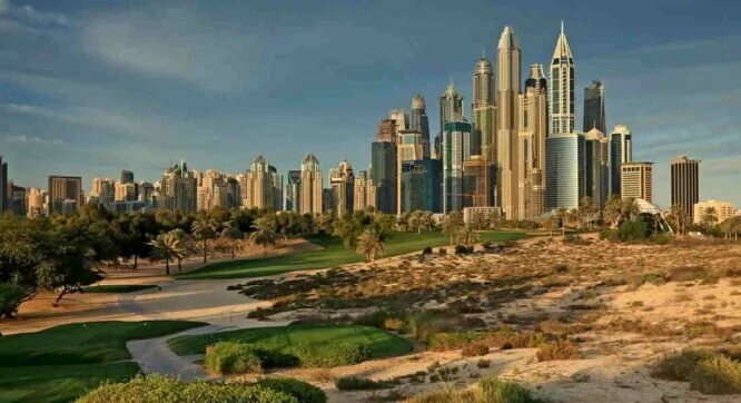 Majlis course del Emirates Golf Club.