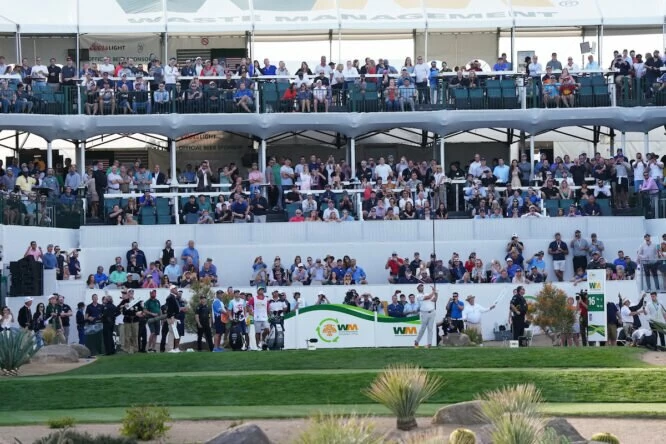 Jon Rahm, en el estadio del Phoenix Open en 2020 © Golffile | Phil Inglis