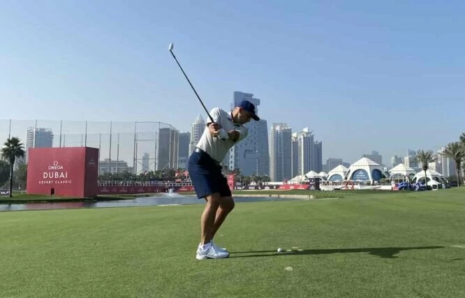 Sergio García en el Emirates Golf Club. © Ten Golf