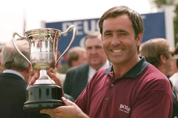 Seve, con su último trofeo del Open de España en 1995