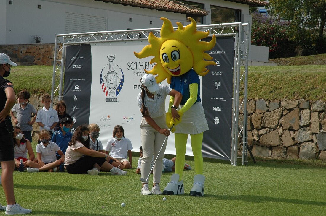 Sol, la mascota de la Solheim Cup 2023.