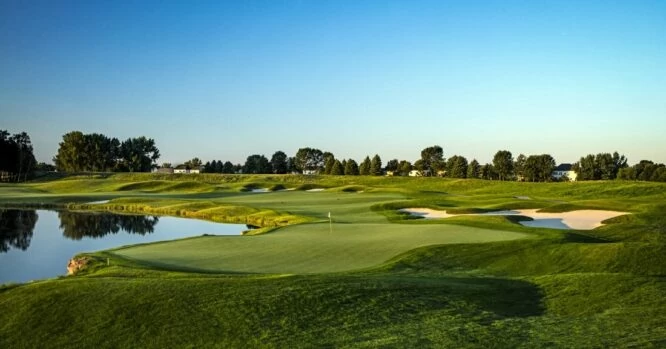 Hoyo 18 del TPC Twin Cities. © PGA Tour