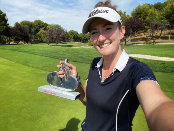 Rachael Goodall, campeona del Santander Golf Tour LETAS Zaragoza.