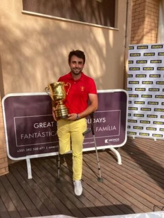 Juan Postigo, ganador del Campeonato de Europa Individual de Golf Adaptado.