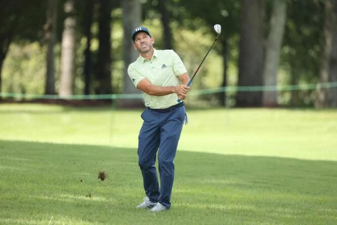 Sergio García esta semana en East Lake Golf Club. © Golffile | Scott Halleran