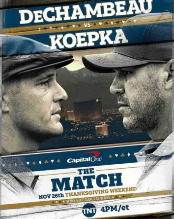 DeChambeau vs Koepka © The Match
