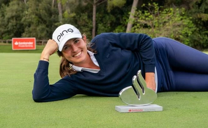 Charlotte Liautier, ganadora del Santander Golf Tour LETAS Barcelona.