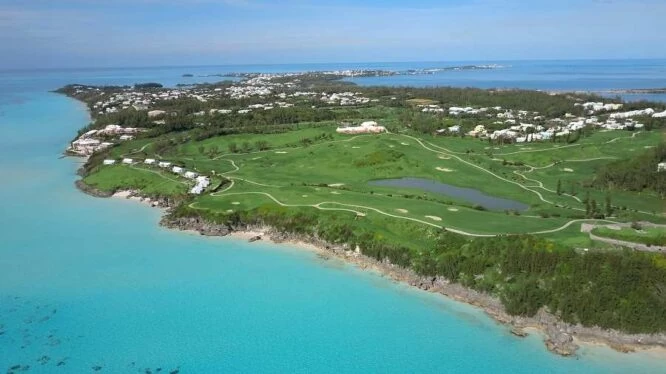 Vista aérea del Port Royal Golf Course. © Port Royal GC