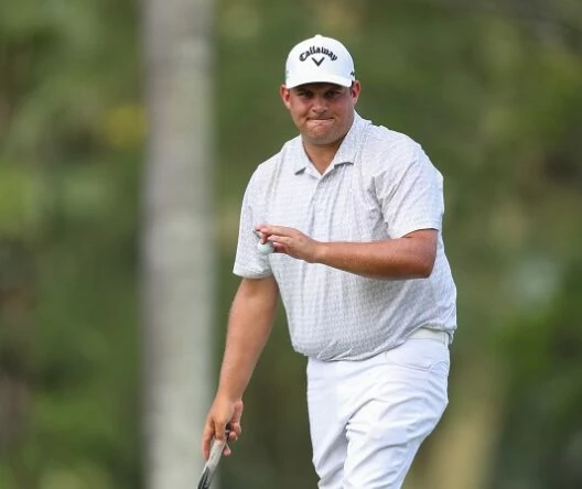 JC Ritchie during day 1 of the Jonsson Workwear Open at Mount Edgecombe on February 24, 2022 in Durban, South Africa. (Photo by Carl Fourie/Gallo Images)