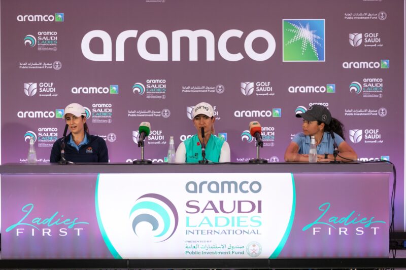 Arabic golfers Ines Laklalech, Maha Haddioui & Lena Belmati all play this week.
