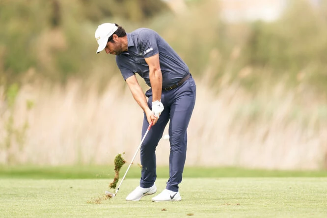 Adrián Otaegui esta semana en Infinitum Golf. © Golffile | Mateo Villalba
