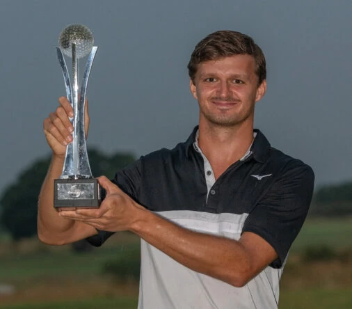 Mateusz Gradecki during day 3 of the Limpopo Championships at Euphoria Golf & Lifestyle Estate on April 3, 2022 in Mookgophong, South Africa. (Photo by Heinrich Helmbold / Sunshine Tour)