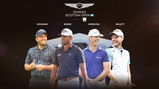 Burns, Horschel, Molinari dan Willett bergabung dengan lapangan Genesis Scottish Open