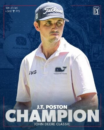 J.T. Poston, ganador del John Deere Classic © PGA Tour
