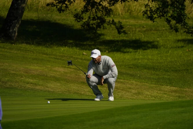 Emilio Cuartero Blanco esta semana en el Irish Challenge. © Golffile | Thos Caffrey