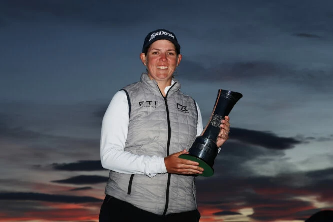 Ashleigh Buhai from South Africa won the AIG Women’s Open at Muirfield. © The R&A