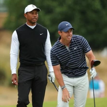Tiger Woods and Rory McIlroy.  © PGA Tour