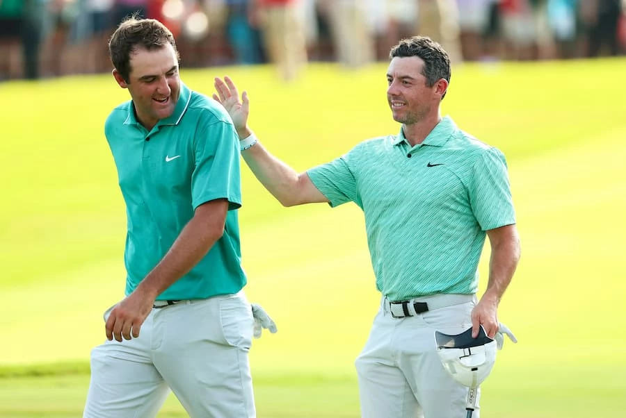 Scottie Scheffler y Rory McIlroy © Golffile | Tommy Dickson Scottie Scheffler y Rory McIlroy © Golffile | Tommy Dickson