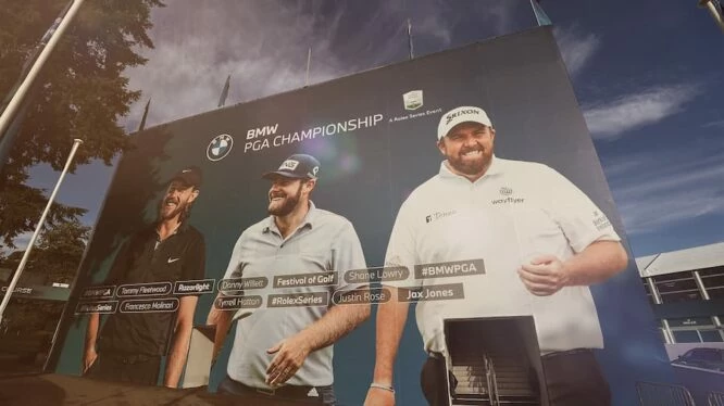 Cartel publicitario del BMW PGA Championship
