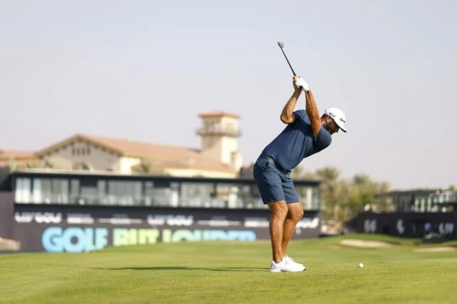 Dustin Johnson, en el LIV Golf Jeddah © LIV Golf