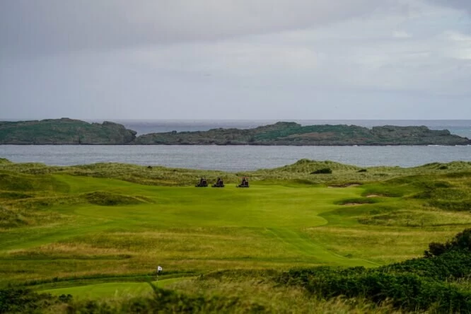 El recorrido Dunluce Links del Royal Portrush Golf Club en Irlanda. © Golffile | Thos Caffrey