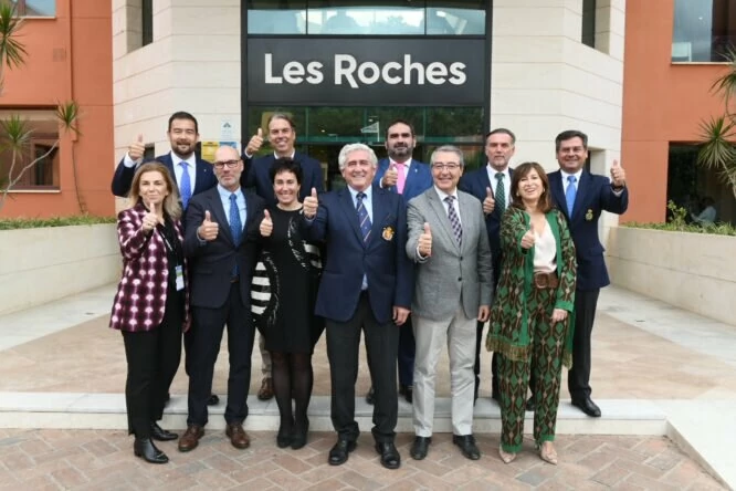 Presentación del Andalucía Costa del Sol Open de España 2022 en la Universidad de Les Roches.