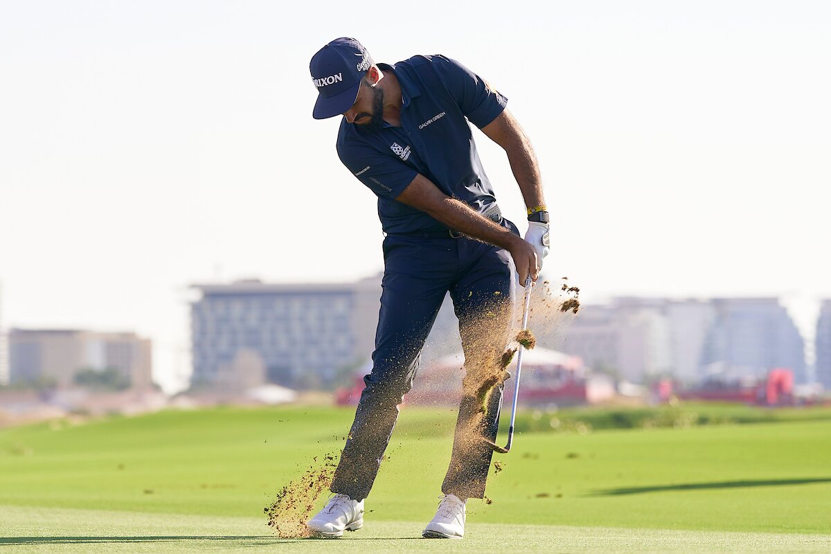Santiago Tarrio esta semana en el Yas Links Abu Dhabi. © Golffile | Pedro Salado