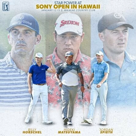 Cartel del Sony Open in Hawaii